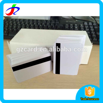 pvc plastic plain white id cards printing