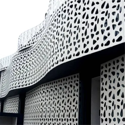 Architectural Aluminum Cladding Perforated Panels