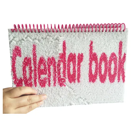 Double Sequins Transfer Magic Notebook