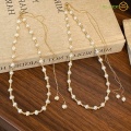 Elegant Freshwater Pearl Necklace with Modern Design
