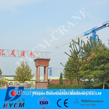 PT6016 flat top tower crane export to Vietnam hot market