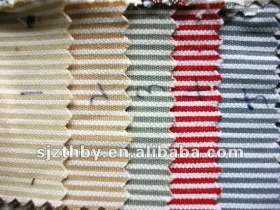 100 Cotton Yarn Dyed Woven Plaid Casual Shirt Fabric For Men