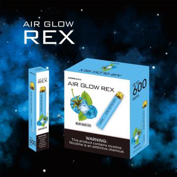 Newest Hot Sale 500 Puffs Air Glow Rex