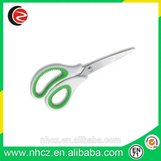 Hot Rubber Office Non-slip Handle Scissors