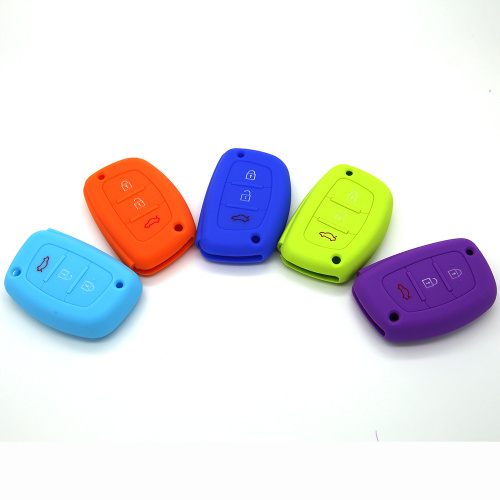 Colorful Silicone key covers for Hyundai car