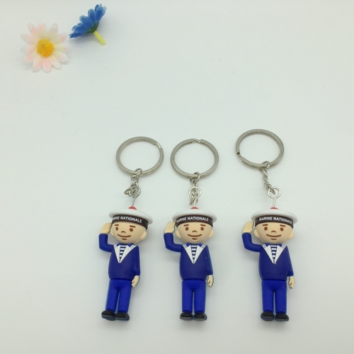 Silicone phim hoạt hình 3D Keychains