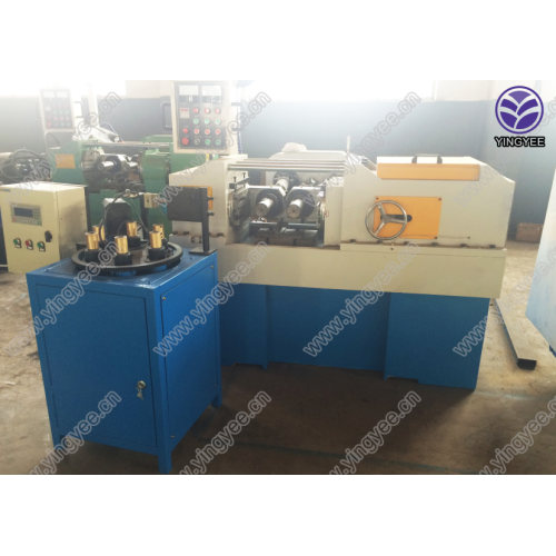 steel pipes thread rolling machine with three shaft