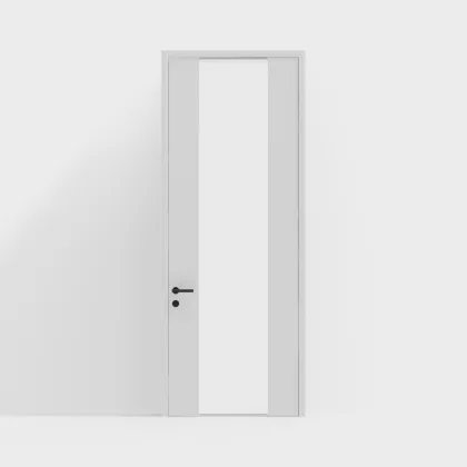 a modern simple style wooden doors