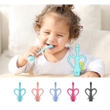 Éléphant Baby Nettoyage des brosses à dents en silicone Handing Child