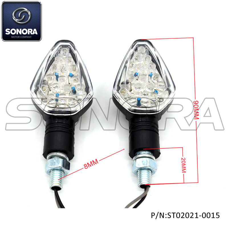 ST02021-0015 Plastic Shell, 16 LED E-mark LED Light (2)