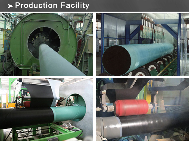 coated pipe production facility