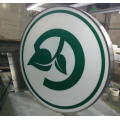 Circular custom made commericial light boxes