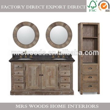 recycled wood cabinet