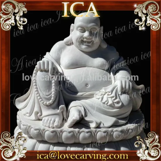 Hand carved buddha stone statue