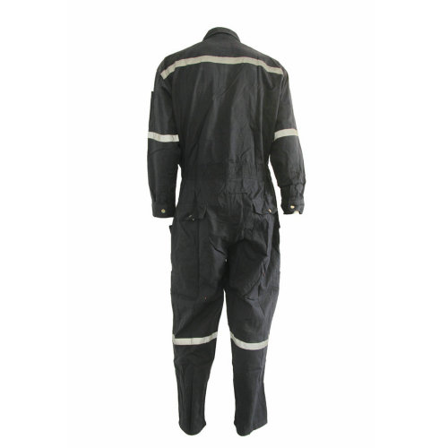 Coverall FR Visibilitas Tinggi Hitam