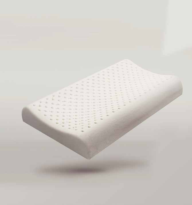 Ergonômico para crianças Bacteriostatic Breathability Letex Pillow