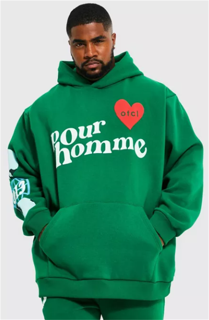 High Quality Custom Green Hoodie Wholesale