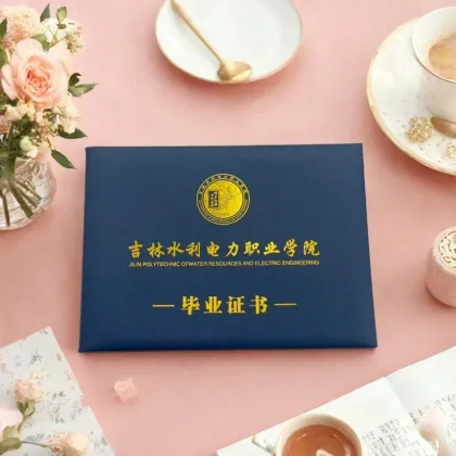Customized Folder for Graduation Documents at Jilin College