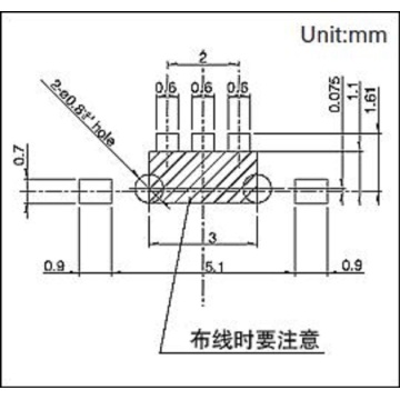 Công tắc gắn bề mặt với hành trình 1,4mm