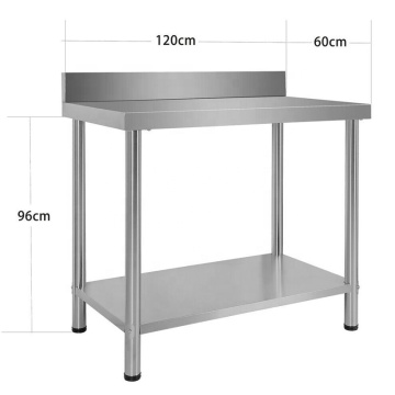 Commercial Kitchen Stainless Steel Work Food Prep Table