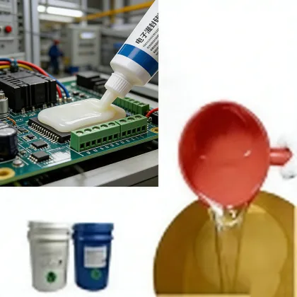 Electronic Potting for Cryogenic Quantum Processors