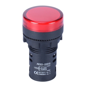 Energy-Saving LED Indicator Lights: Green, Yellow, Red, Blue, White - 24V AC, 22mm Mounting Hole