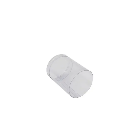 Waterproof tube PVC PET round clear plastic cylinder