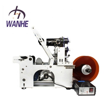 MT-50 Semi-automatic Self-Adhesive Labeling Machine for Round Glass Bottles