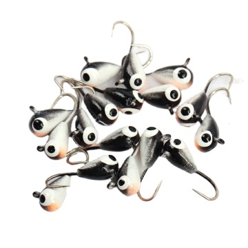 Orjd Assorted Glow Ice Fishing Lures - Tear Drop Shape Tungsten Jigs