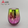 ATO Edelstahl Bier Flamingo bedrucktes Glas Becher