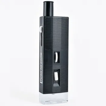 Portable Adjustable Focus Fiber Optic Microscope with Magnifying Glass and Base