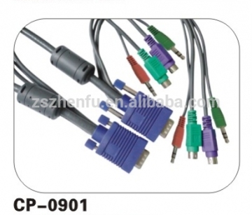 KVM Cable With VGA , Mouse, Keyboard ,Audio