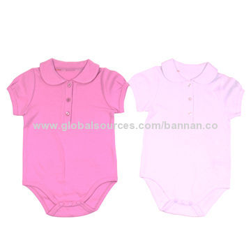 Baby collared bodysuits