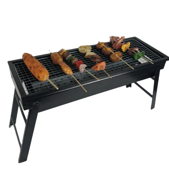 Portable Stainless Steel Charcoal BBQ Grill for 3-5 People: Outdoor Cooking Made Easy