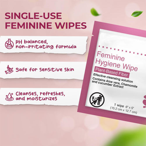 Khăn lau ướt vệ sinh thân mật dành cho phụ nữ một mảnh tùy chỉnh