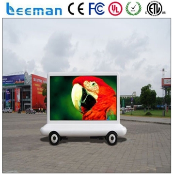 china video led dot matrix outdoor display solar power submersible water pump system Leeman P10 mobile truck led tv screen