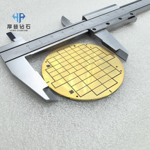 CVD 金メッキ ダイヤモンド ヒートシンク – Au コーティングを施した高熱伝導性ヒート スプレッダー