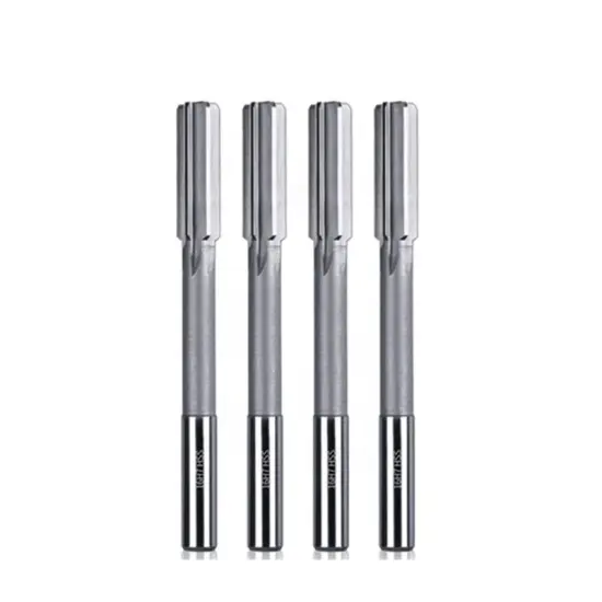 High Efficiency Hard Precision Metal Hand Reamer High Speed Steel Hole Straight Reamer