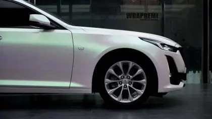 Aurora White Car Wrapping 1.52*18M