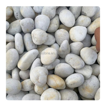 Natural White Cobbles for Exterior Park Decorations