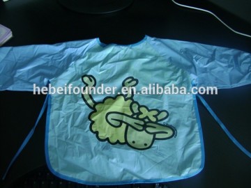 customized logo plastic kids apron