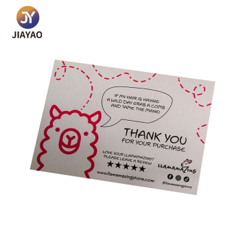 Tarjeta de papel impresa elegante para ocasiones especiales