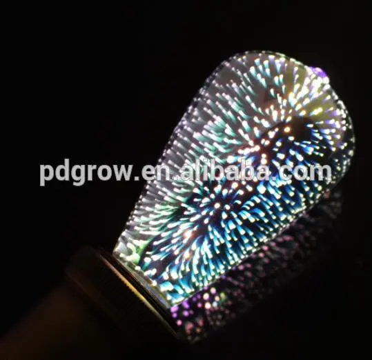 Wholesale price LED fireworks lights 230V e27 lamp ST64 3D LED bulb