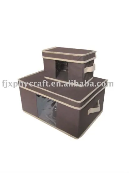 Fabric storage box set/2