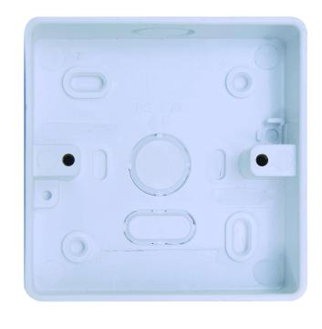 35mm 1g Pattress Box 20mm Round