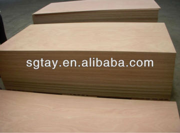 poplar core of natural teak veneer plywood