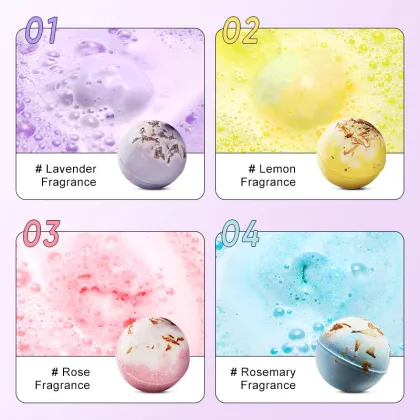 Dried Flower Bath Bomb: Clean, Moisturize, and Whiten Skin