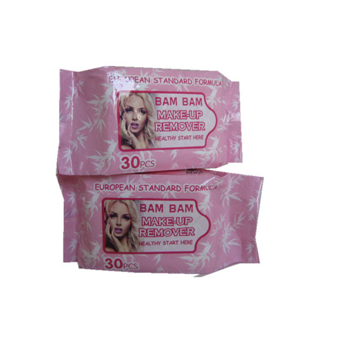 Alcohol Free Lemon Flavor Makeup Remover Wet Wipes