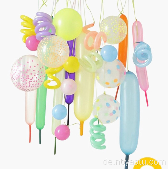 DIY Party Hintergrund Dekorationen Latex Ballon Banner