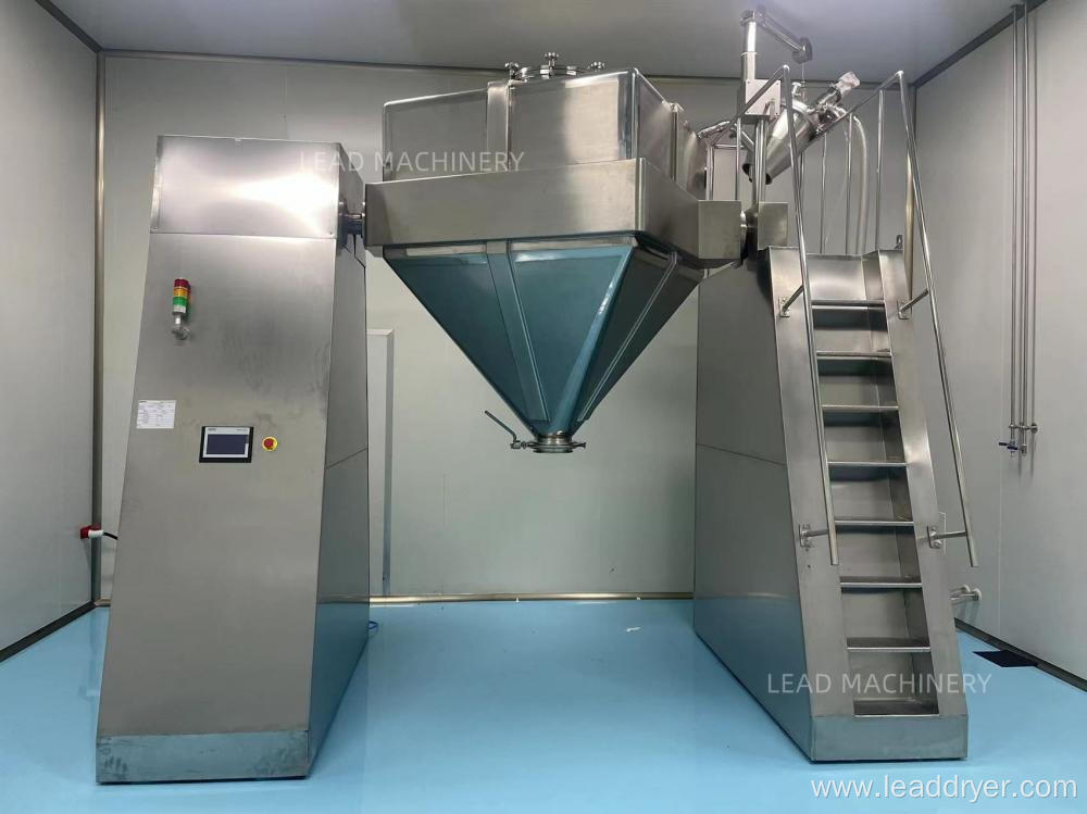 Powder square cone mixer Fixed bin blender